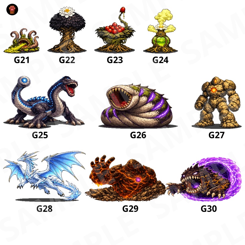 CP27-G01|SF 30点(透過PNG/商用OK) / Sci-Fi Entities x30 (PNG)