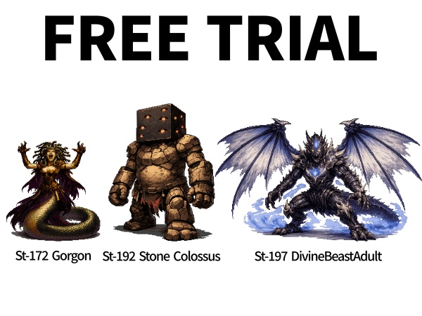 ST-04|RPG向けドット絵モンスター50体(透過PNG/商用OK) / Fantasy Pixel Monsters x50 (PNG, Commercial OK)