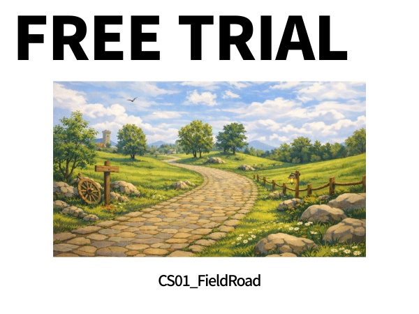 CS01|カットシーン背景 8点(PNG/商用OK) / Cutscene Backgrounds x8 (PNG)