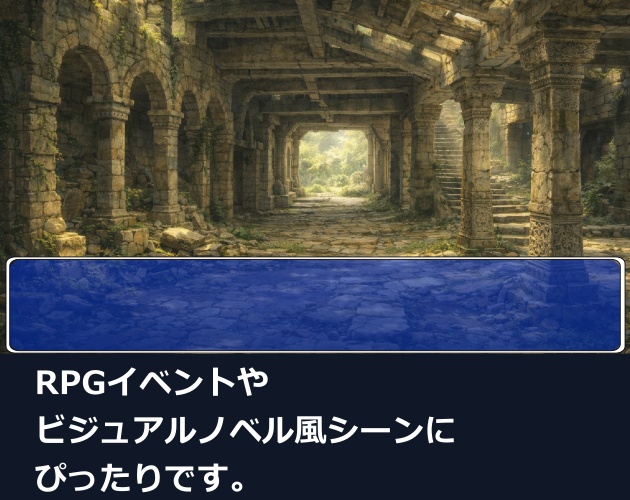 CS02|カットシーン背景 8点(PNG/商用OK) / Cutscene Backgrounds x8 (PNG)