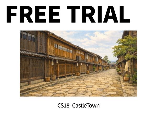 CS03|カットシーン背景 8点(PNG/商用OK) / Cutscene Backgrounds x8 (PNG)