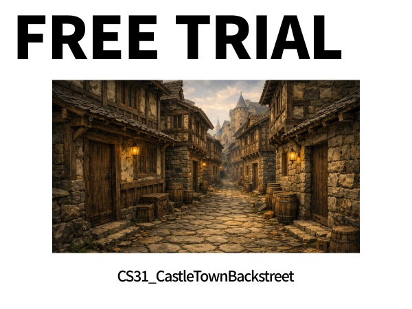 CS04|カットシーン背景 8点(PNG/商用OK) / Cutscene Backgrounds x8 (PNG)