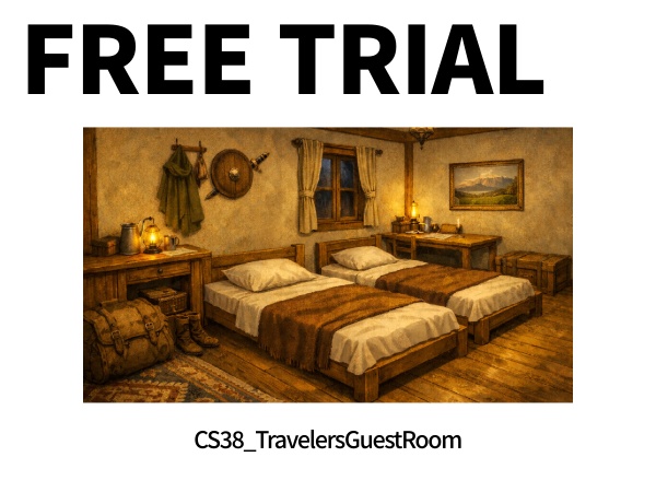 CS05|カットシーン背景 8点(PNG/商用OK) / Cutscene Backgrounds x8 (PNG)