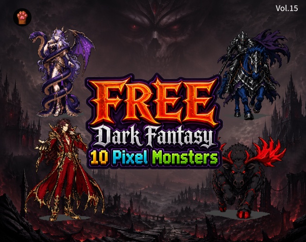 FR-15｜無料お試し FR-15｜ドット絵10点（透過PNG）　FR-15 | Free Sample