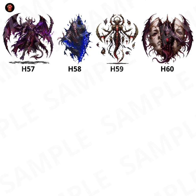 CP38-H01|RE:Fantasy 30点(透過PNG/商用OK) / RE Fantasy x30 (PNG)