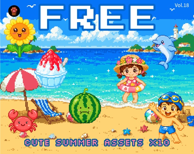 FR-18|無料お試し FR-18|ドット絵10点(透過PNG) FR-18 | Free Sample