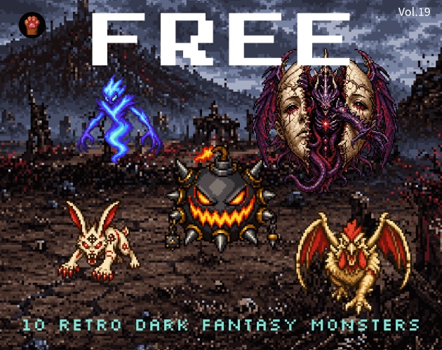 FR-19｜無料お試し FR-19｜ドット絵10点（透過PNG）　FR-19 | Free Sample