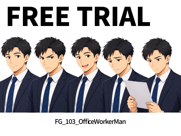FG11|Face Graphics 50点(透過PNG/商用OK) / Face Graphics x50 (PNG)