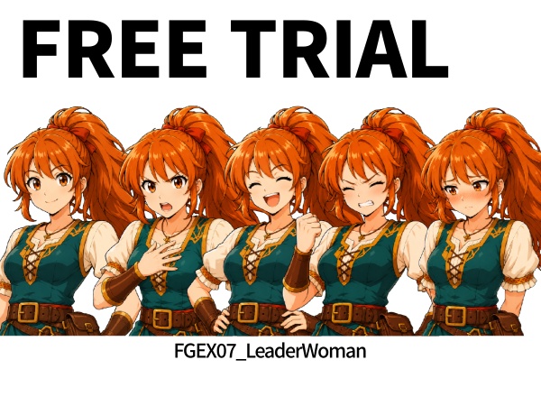 FGEX01|Face Graphics EX 50点(透過PNG/商用OK) / Face Graphics EX x50 (PNG)