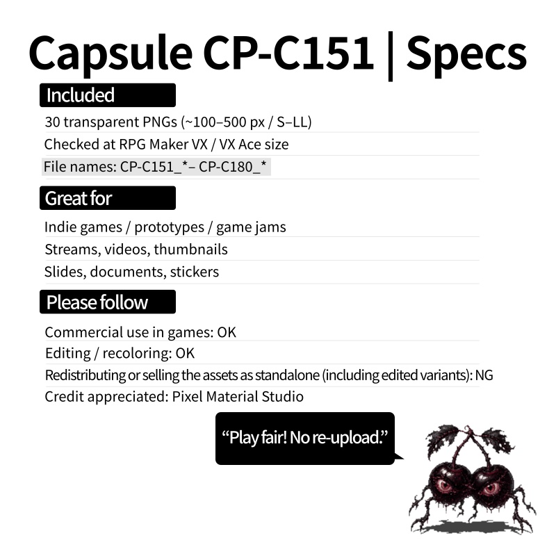 CP43-C151|昆虫・自然30体(透過PNG/商用OK) / Insects & Nature x30 (PNG)