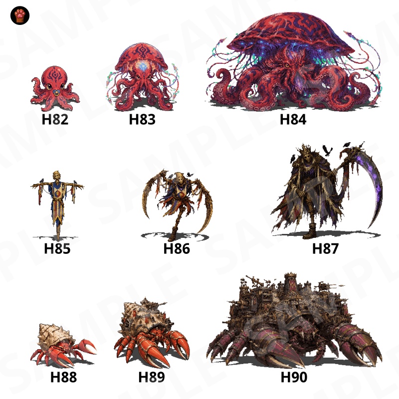 CP50-H61|RE:Fantasy 30点(透過PNG/商用OK) / RE Fantasy x30 (PNG)