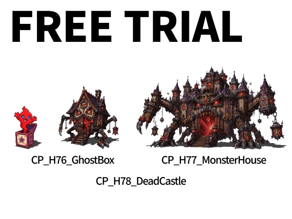 CP50-H61|RE:Fantasy 30点(透過PNG/商用OK) / RE Fantasy x30 (PNG)