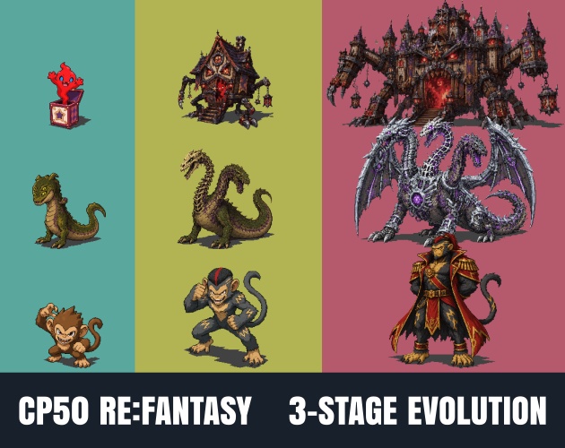 CP50-H61｜RE:Fantasy 30点（透過PNG／商用OK） / RE Fantasy x30 (PNG)
