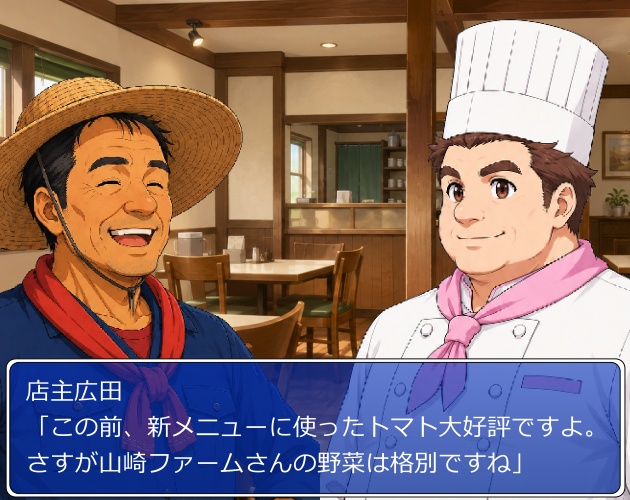 FG13|現代職業顔グラ50点|看護師・料理人・整備士など10人×5表情