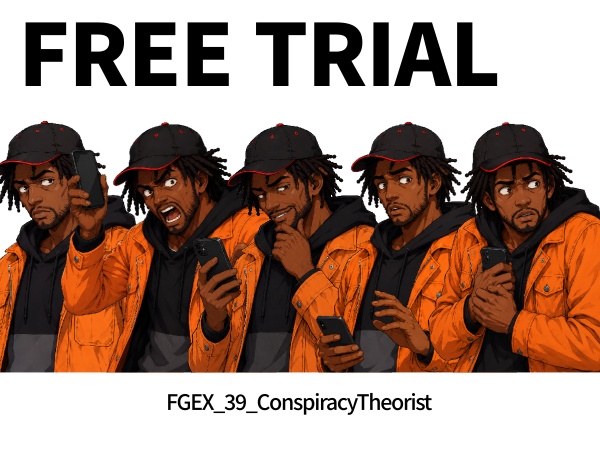 FGEX04|Face Graphics EX 50点(透過PNG/商用OK) / Face Graphics EX x50 (PNG)