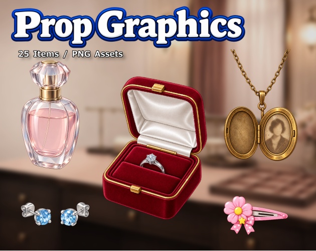 PR04｜現代小物 25点（PNG／商用OK） / Modern Props x25 (PNG)
