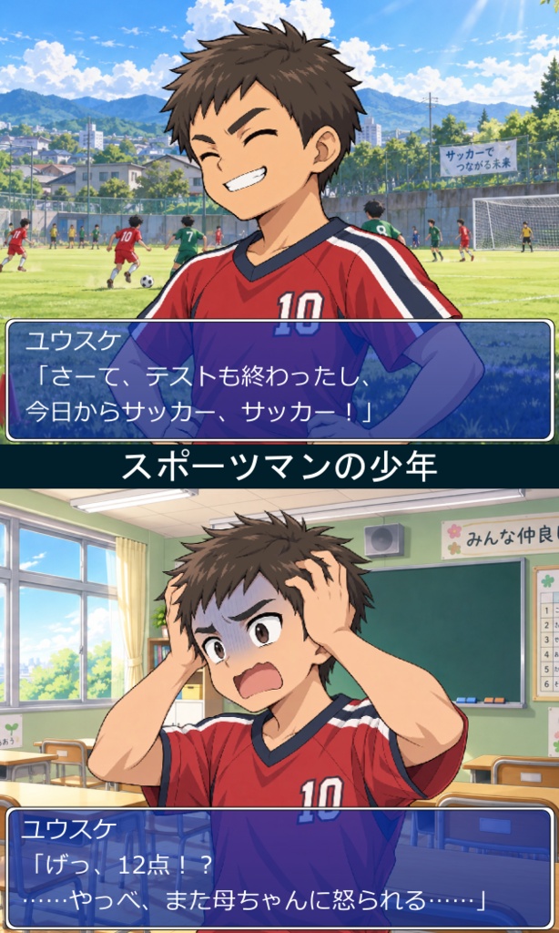 FG18|現代の子ども顔グラ50点|幼児・小学生・中学生の少年少女10人×5表情
