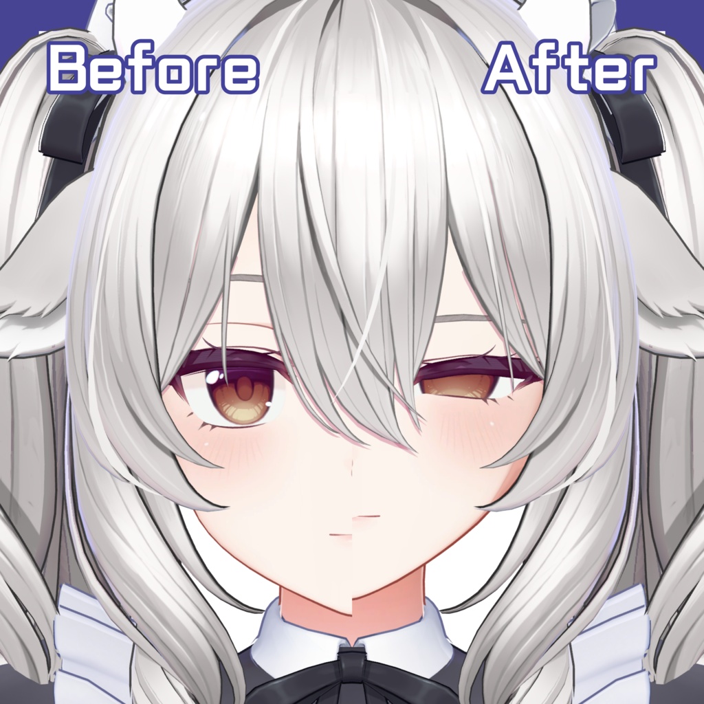【ミルティナ/Milltina】Milltina Face BlendShape +7 face animation