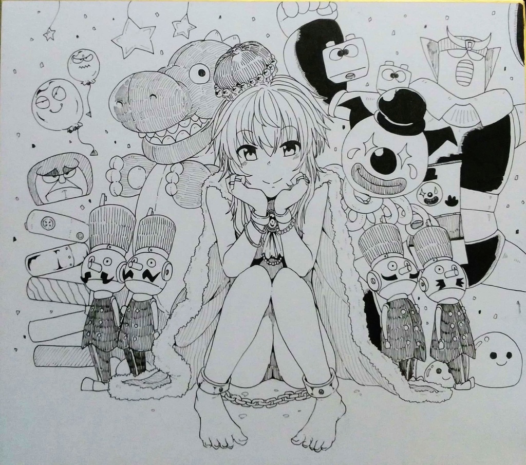 色紙　ゆかりさんはおもちゃの王様
