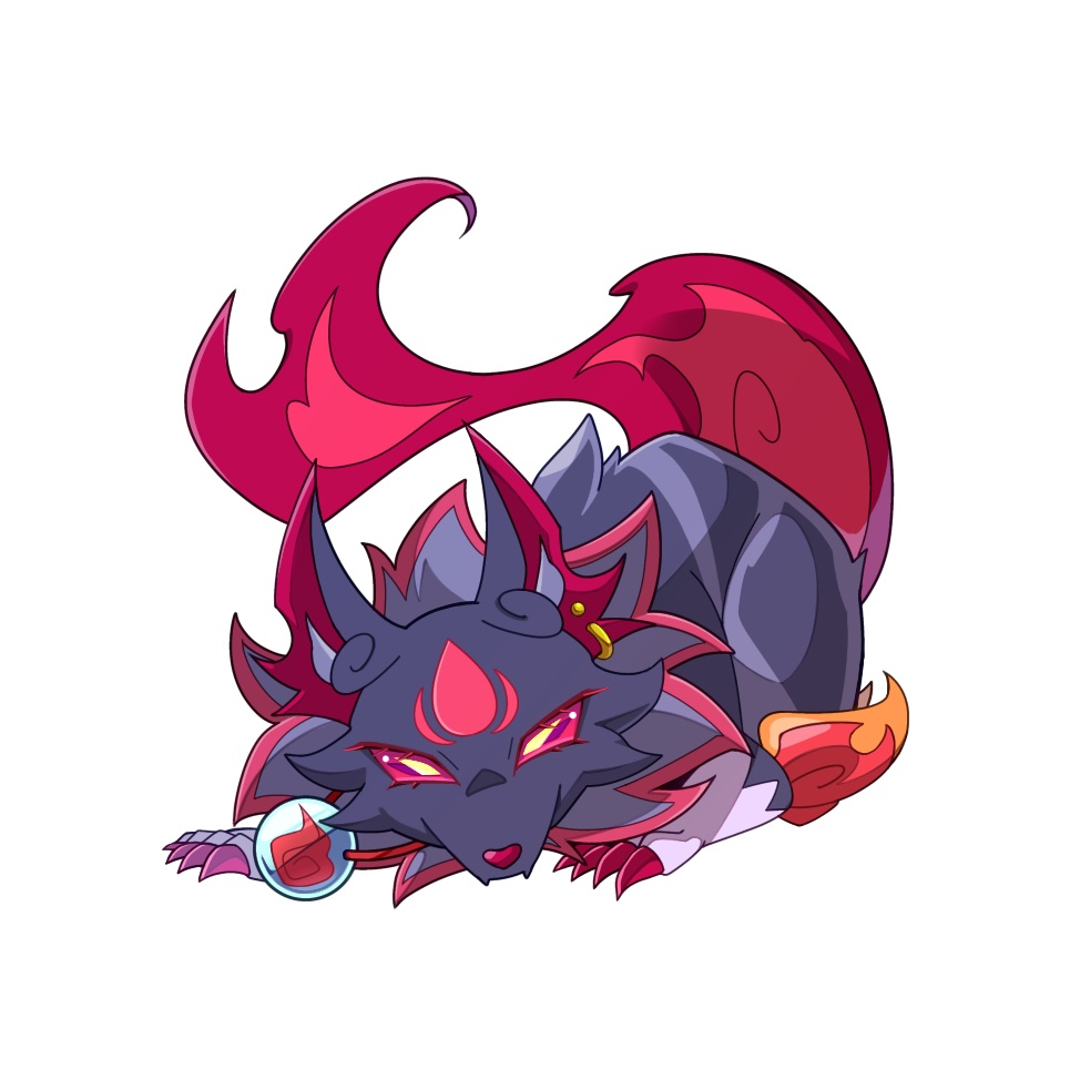 ザクロ（狼）アクリルキーホルダー