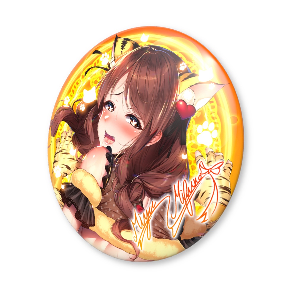 【C106新作】缶バッジ 三船美優02【サイズ選択可】