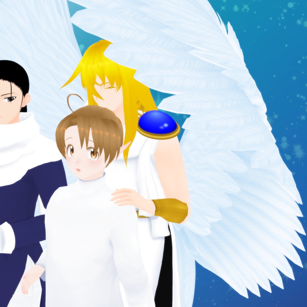 【3Dモデル・VRoidもOK】翼【色・サイズ・ポーズ自在】