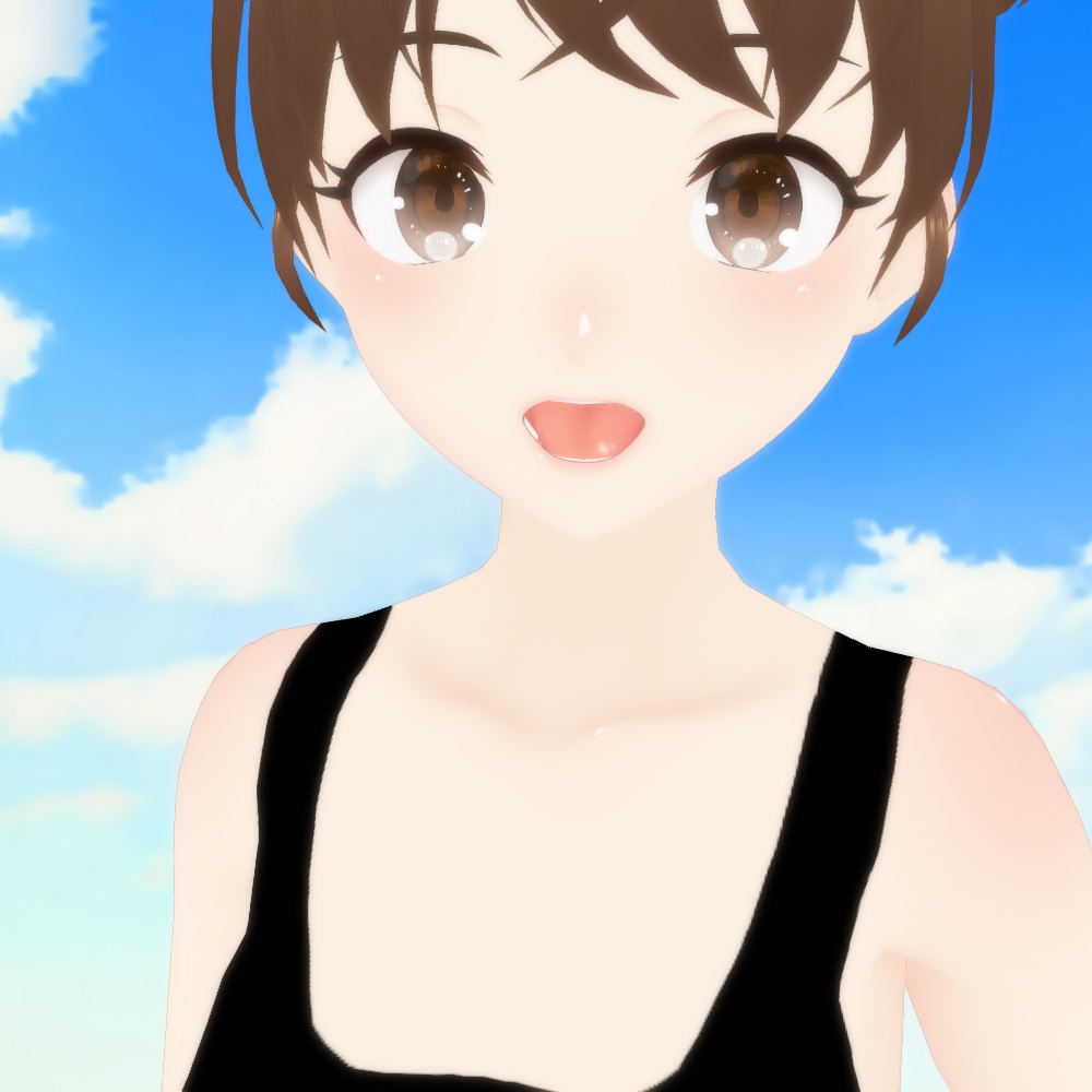 【VRoid正式版】少年少女用つやつやピンク肌【肌テクスチャ】