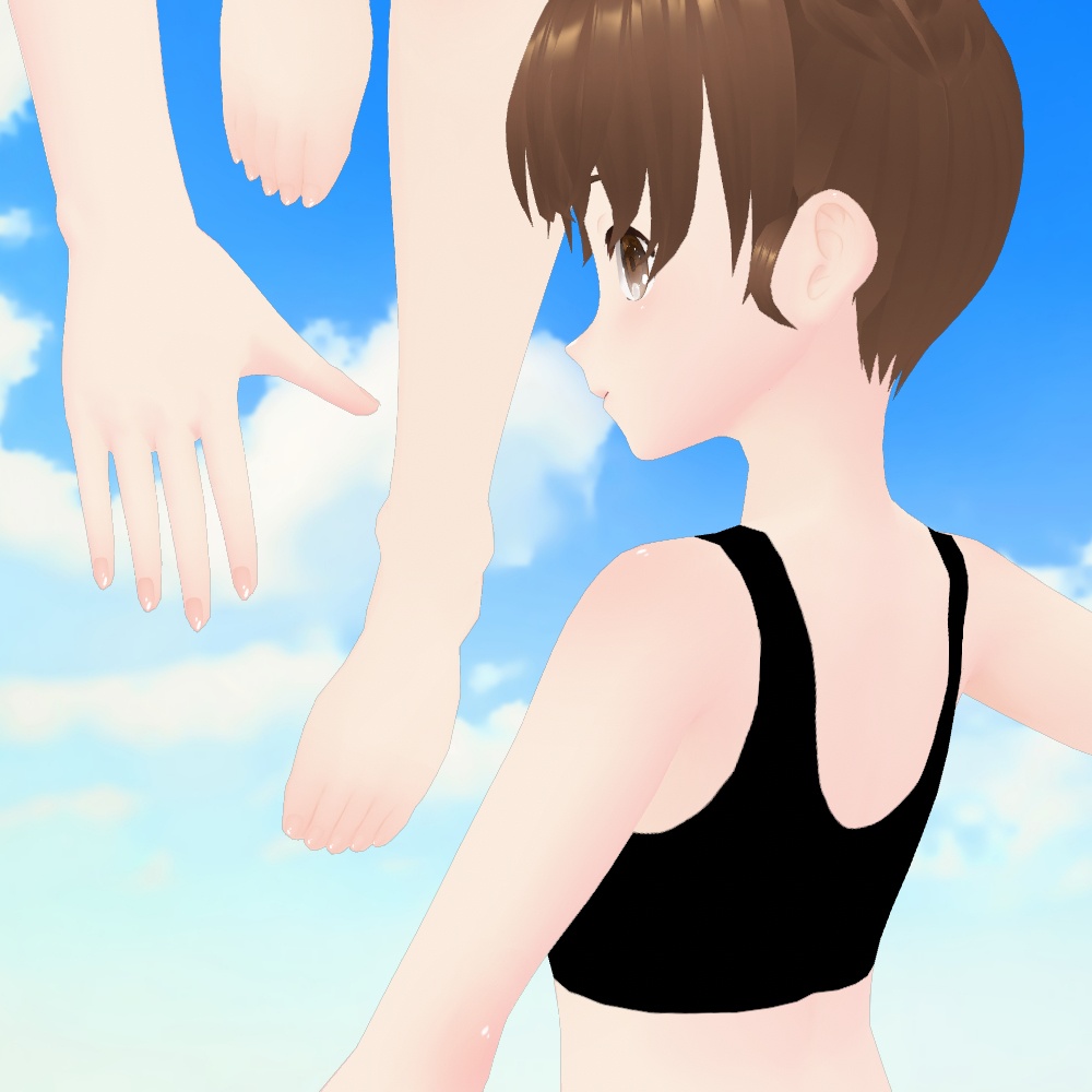 【VRoid正式版】少年少女用つやつやピンク肌【肌テクスチャ】