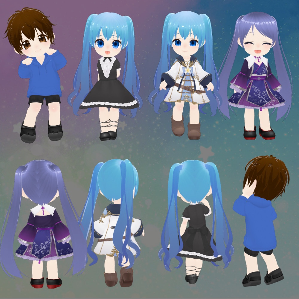 【VRoidファイル】ぷにっとSD体型【正式版】