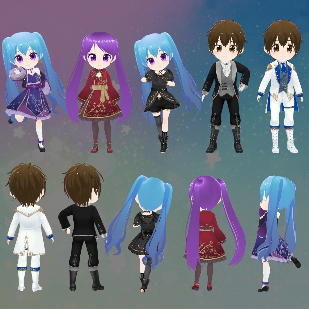 【VRoidファイル】デフォルメ体型【正式版】