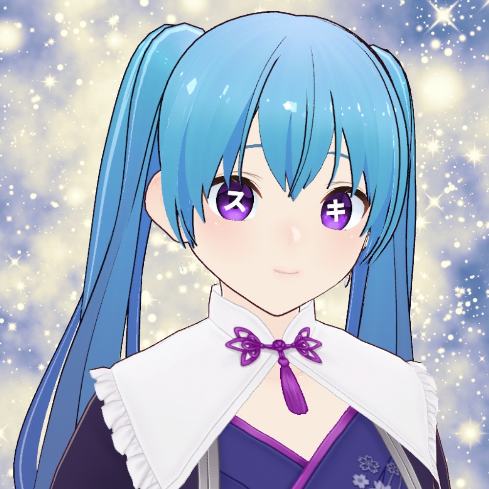 【VRoidカスタムアイテム】ハートと肉球の瞳ハイライトセット【正式版】