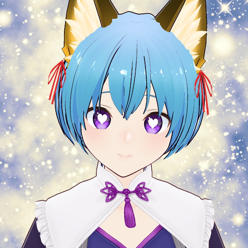 【VRoidカスタムアイテム】ハートと肉球の瞳ハイライトセット【正式版】