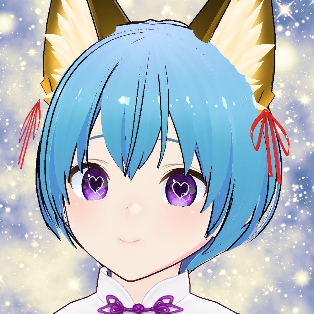 【VRoidカスタムアイテム】ハートと肉球の瞳ハイライトセット【正式版】