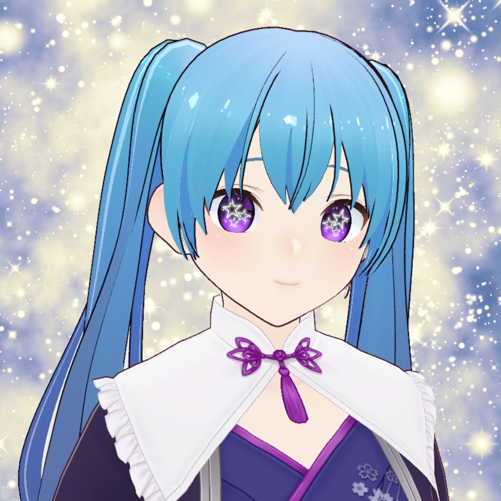 【VRoidカスタムアイテム】星と驚きの瞳ハイライトセット【正式版】