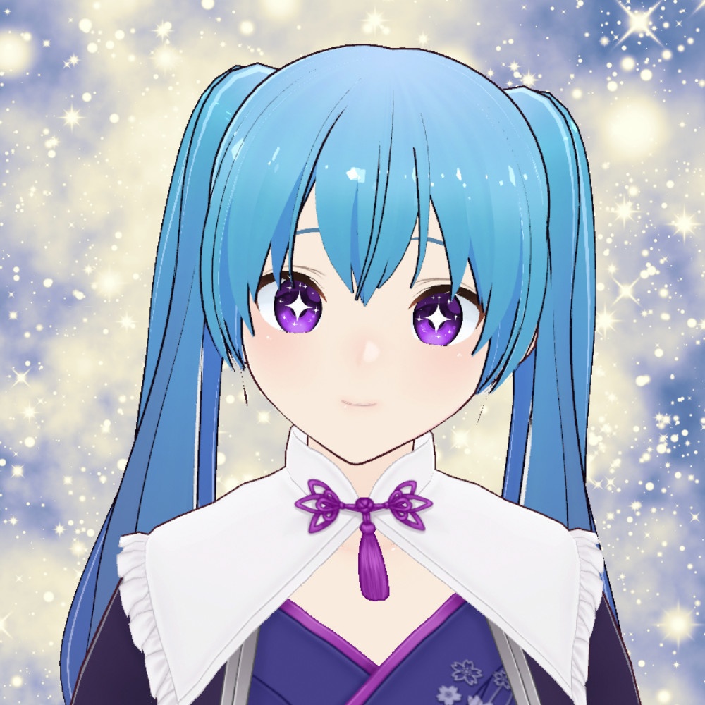 【VRoidカスタムアイテム】星と驚きの瞳ハイライトセット【正式版】