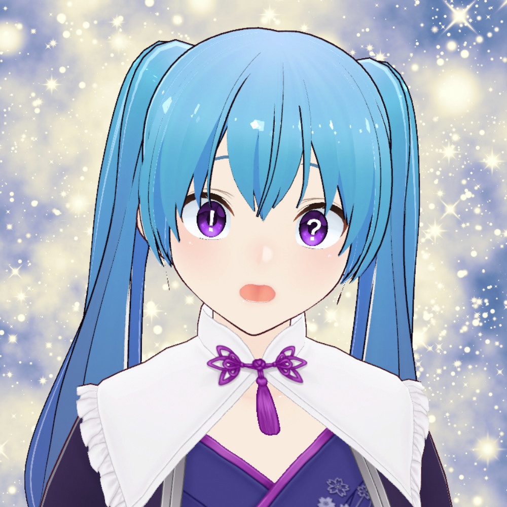 【VRoidカスタムアイテム】星と驚きの瞳ハイライトセット【正式版】