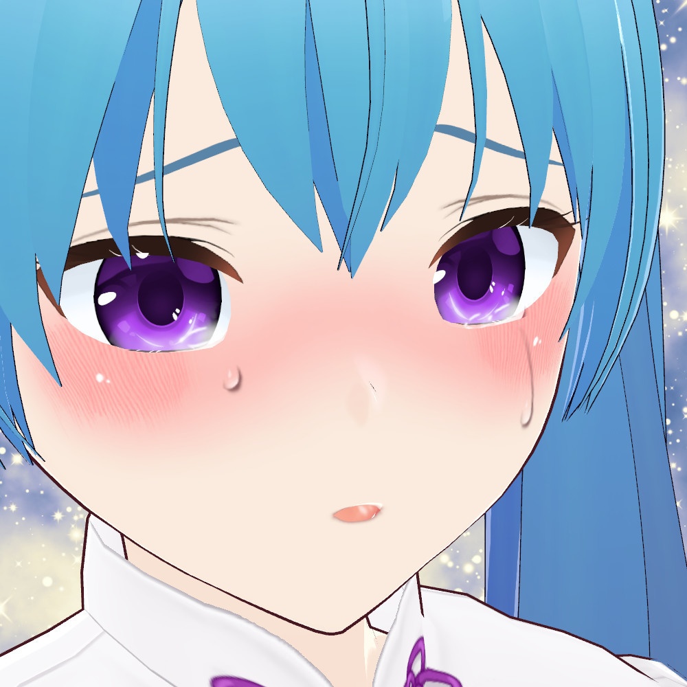 【VRoidカスタムアイテム】汗と涙と赤面セット【正式版】