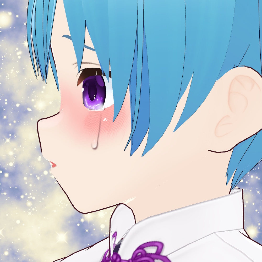 【VRoidカスタムアイテム】汗と涙と赤面セット【正式版】