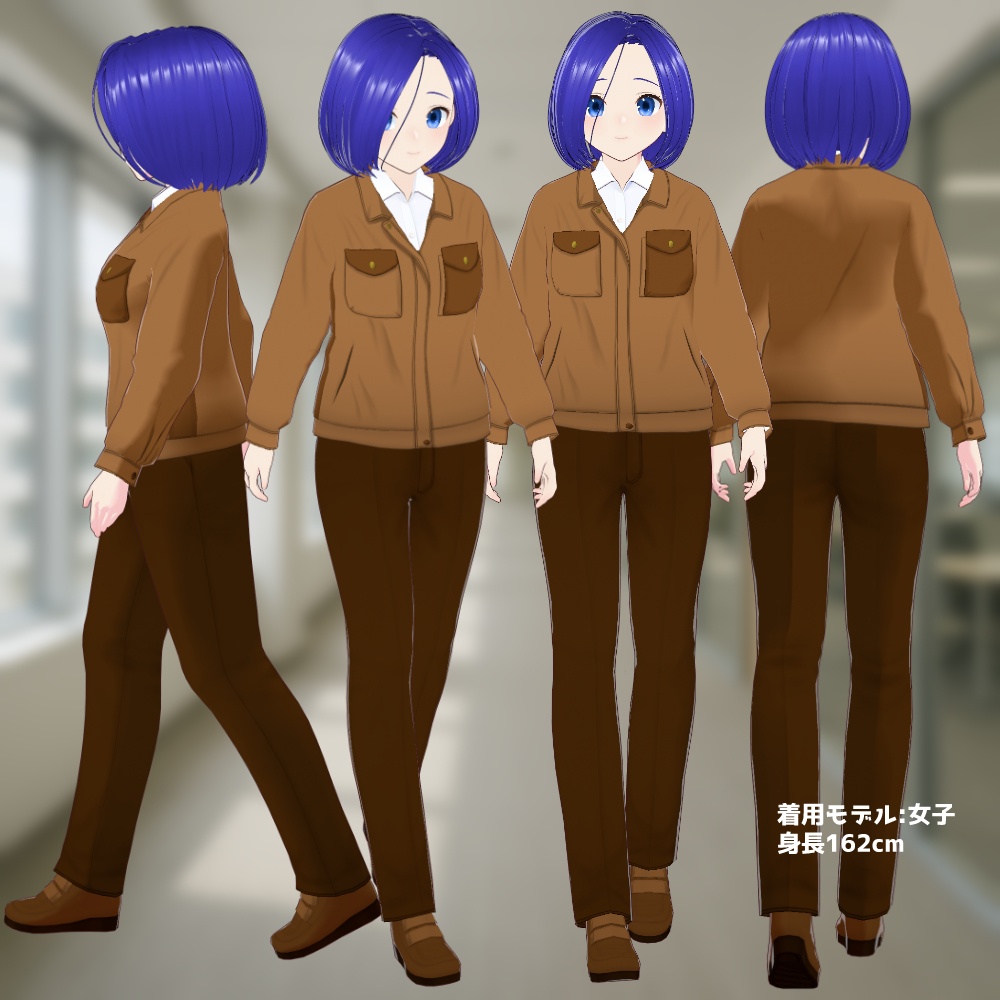 【VRoidカスタムアイテム】作業服【正式版】