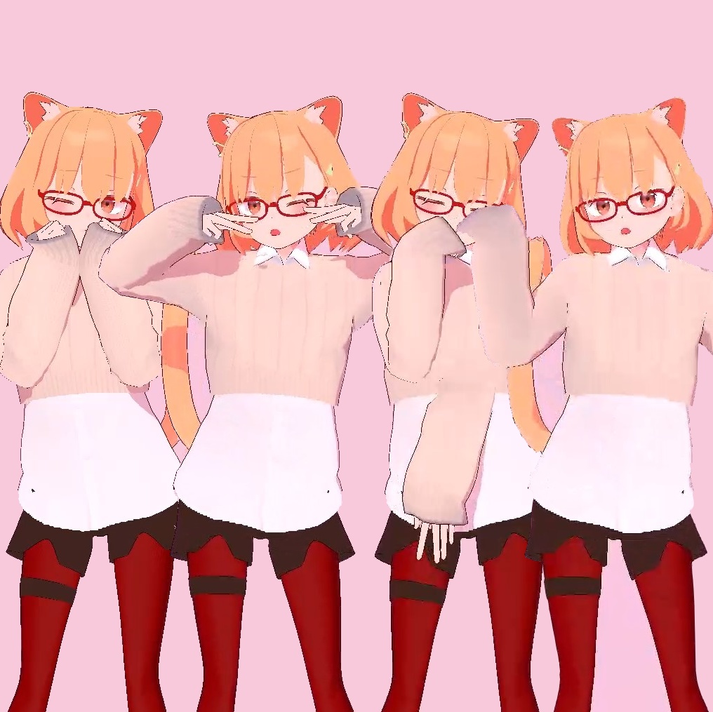 [無料]ざぁこ・雑魚 モーション [Unity humanoid用animation]