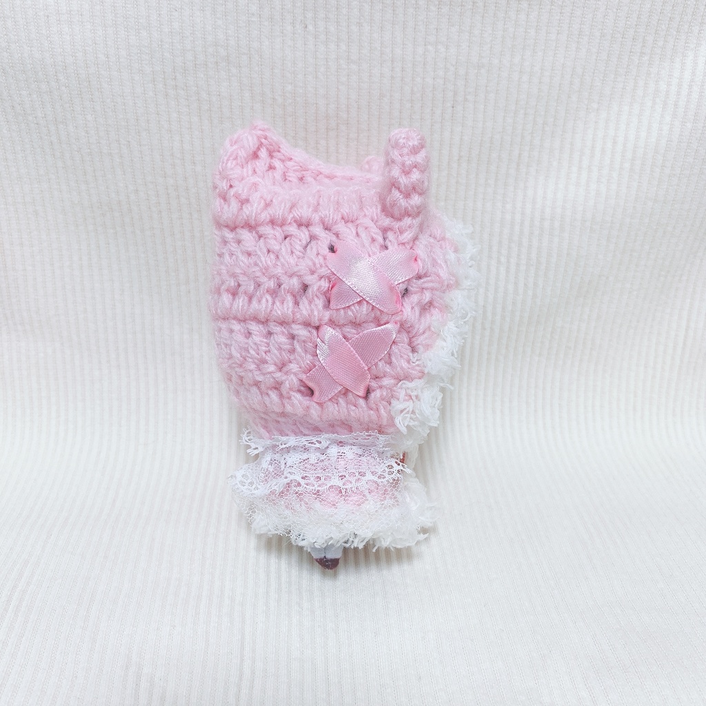 きらどる ポンチョ ピンクねこ