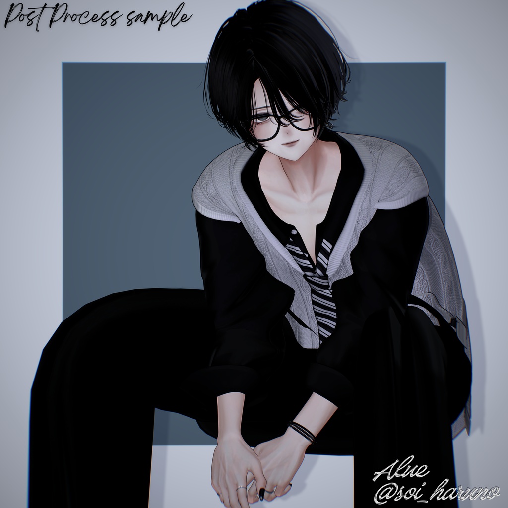 【無料有】runo pose vol.2 -The All in One- 50 POSES + 1 Post Process【2アバター対応済】