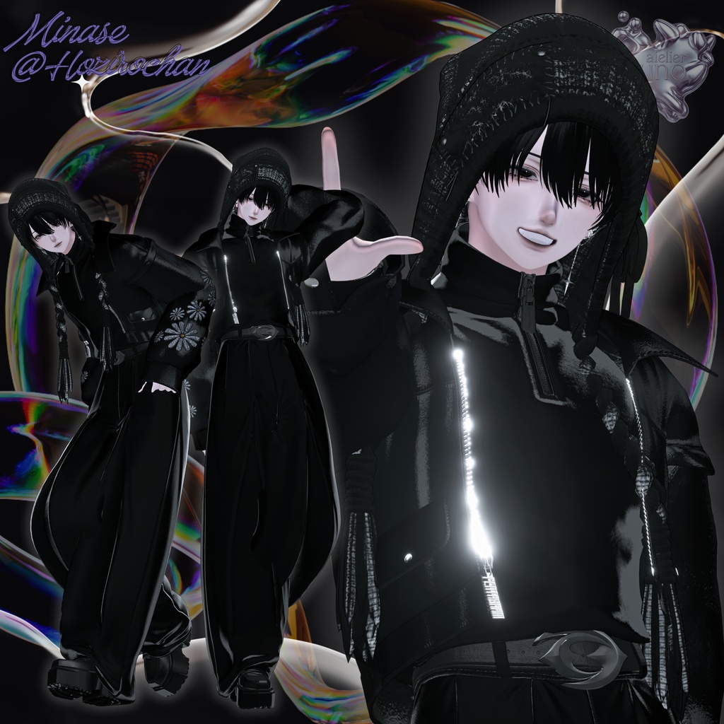 【無料有】runo pose vol.2 -The All in One- 50 POSES + 1 Post Process【2アバター対応済】