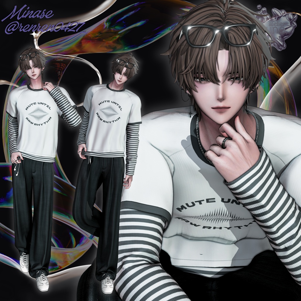 【無料有】runo pose vol.2 -The All in One- 50 POSES + 1 Post Process【2アバター対応済】