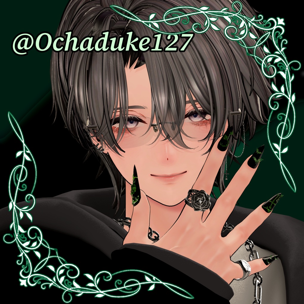 シェイプキー付き ShadowLunanail