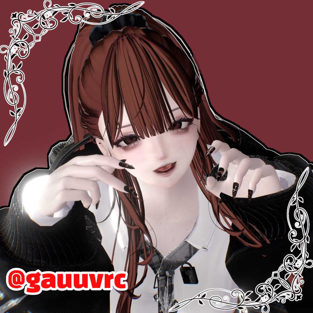 シェイプキー付き ShadowLunanail