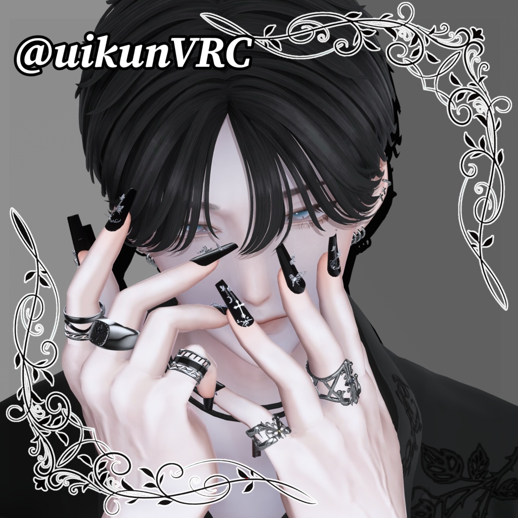 シェイプキー付き ShadowLunanail