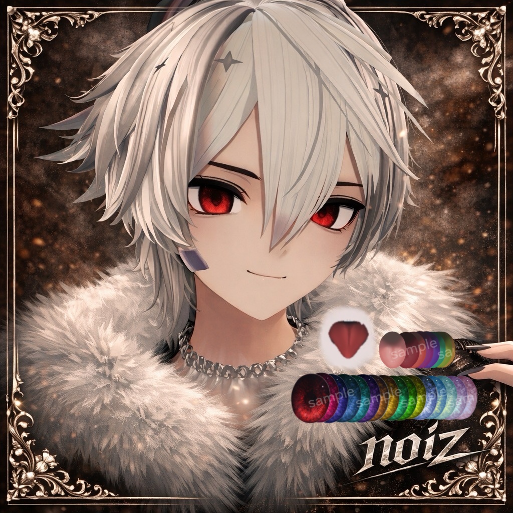 Noiz専用 Eye texture+Make up+Tongue color