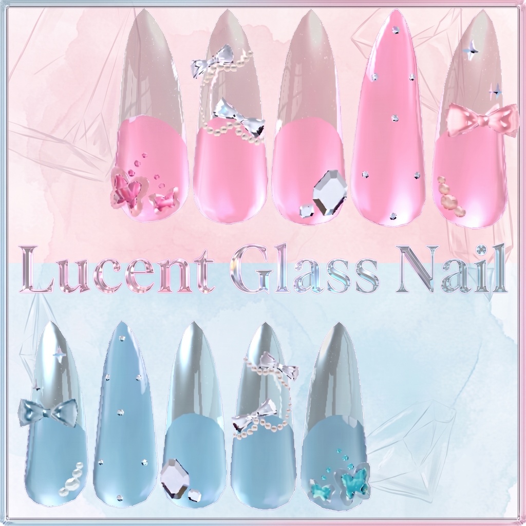 40アバター対応 Lucent Glass Nail