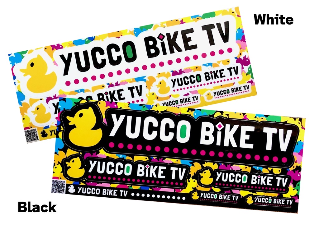 YUCCO BIKE TV チャンネルロゴステッカー